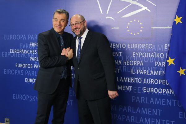 Με τον Martin Schulz